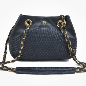 Blue Bally Quilted Women's Bag